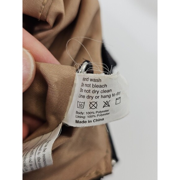 Baggallini Brown Geometric Lightweight Canvas Crossbody Purse Shoulder Bag EUC - Picture 15 of 15